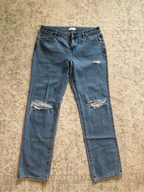 Low-Rise Pacsun Distressed Women's Blue Jeans